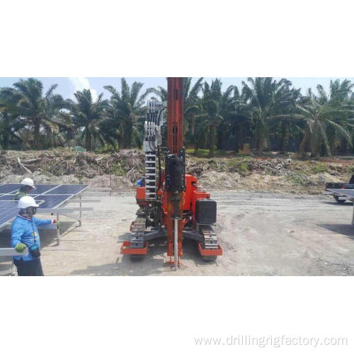 Steel Beam Driver Track Crawler Hammer Pile Driving